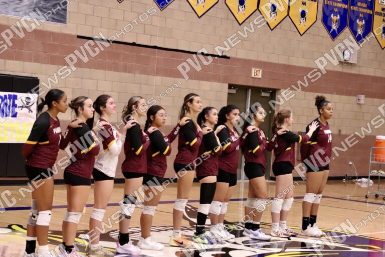 Lady Trojans Volleyball Shows Grit in Regional Quarterfinals Against Moapa Valley