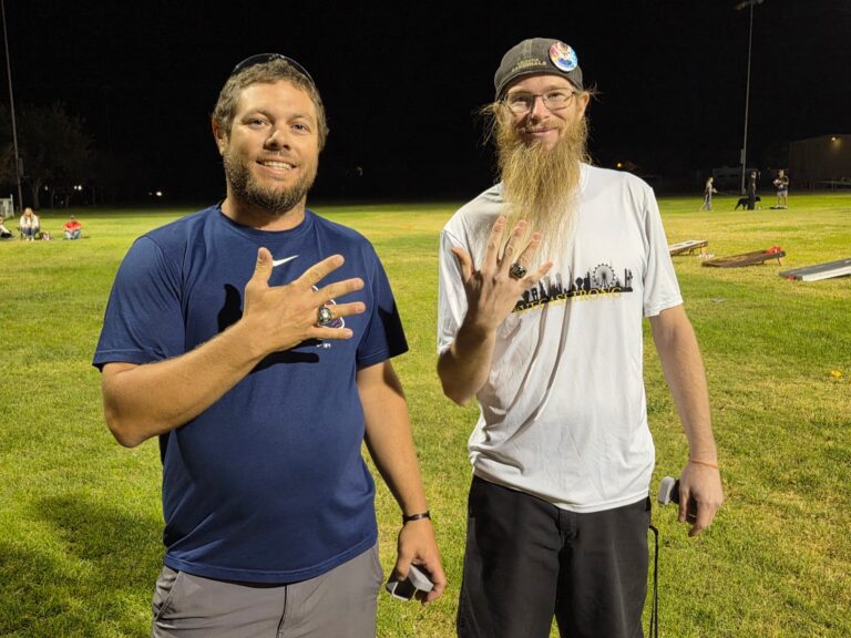 Trojans Host Successful Second Cornhole Fundraiser at Petrack Park