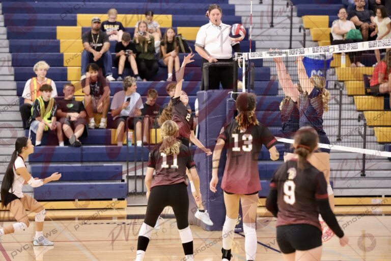 Trojans Battle Boulder City in JV Volleyball Road Match