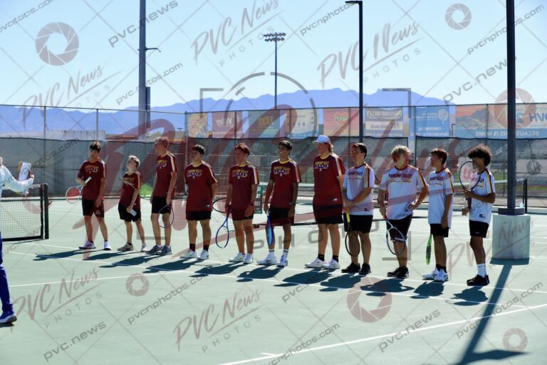 Trojans Tennis Teams Turn in Strong Performances Against Moapa Valley